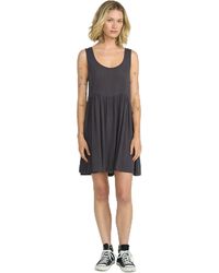 Volcom - Lived In Baddie Flowy Tank Dress – Dropped Empire - Lyst