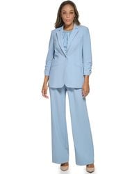 Calvin Klein - Infinite Stretch 3/4 Buttoned Sleeves Suits Blazer - Lyst