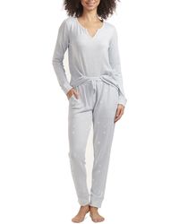 Splendid - Split Neck Pullover Pajama Set - Lyst