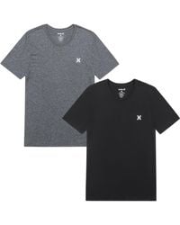 Hurley - 2 Pack Cotton Crewneck Short Sleeve T-shirt - Lyst