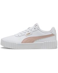 PUMA - Carina 3.0 Sneaker White-rose Quartz Gold - Lyst