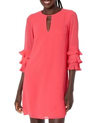 Vince Camuto - Chiffon Float With Pleated Sleeve - Lyst