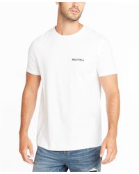 Nautica - Short Sleeve Solid Crew Neck T-Shirt - Lyst
