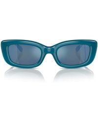 COACH - Hc8390u Universal Fit Rectangular Sunglasses - Lyst