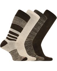 Merrell - And Midweight Cushion Hiker Crew Socks 4 Pair Pack - Lyst