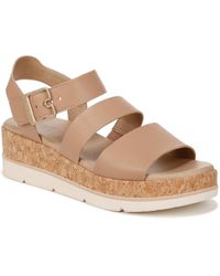 Dr. Scholls - Once Twice Sandal Tawny Brown Synthetic 11 M - Lyst