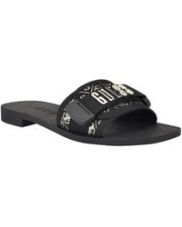 Guess - Elyze Flat Sandal - Lyst