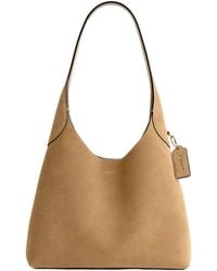 COACH - Suede Brooklyn Shoulder Bag 28 - Lyst
