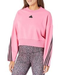 adidas - Future Icons 3-stripes Crew - Lyst