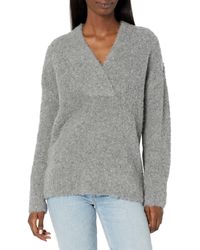 Vince - Crimped Shawl Sweater - Lyst