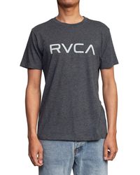 RVCA - Premium Red Stitch Short Sleeve Graphic Tee Shirt - Lyst