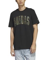 adidas - Mens Sportswear Camouflage Short Sleeve T-shirt T Shirt - Lyst