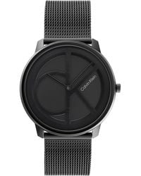 Calvin Klein - Quartz Stainless Steel Case And Link Bracelet Watch - Lyst