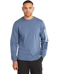 Timberland - Timberland Unisex Adult Core Logo Long-sleeve T-shirt Outdoors Equipment - Lyst