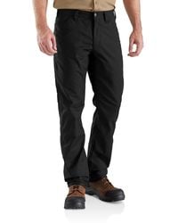 Carhartt - , , Rugged ProfessionalTM-Serie Rugged Flex® Lockere Canvas-Arbeitshose, Schwarz, W36/L34 - Lyst