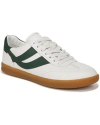 Vince - S Oasis-m Lace Up Retro Sneaker Chalk White/pine Green Leather 8.5 M - Lyst
