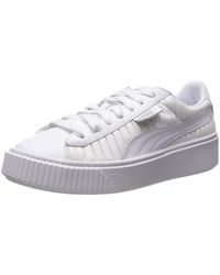 puma basket platform ocean blanche puma basket platform ocean blanche