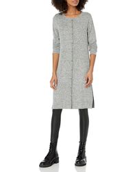 Lucky Brand - Cloud Jersey Ribbed Long Cardigan - Lyst