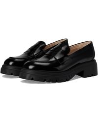 Stuart Weitzman - Hudson Lite Loafer Dress Sandals, Leather - Lyst