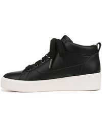 Naturalizer - S Morrison Mid High Top Fashion Casual Sneaker Black Leather/white Sole 11 M - Lyst