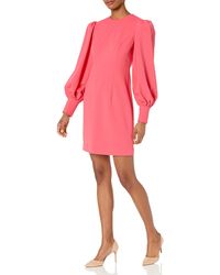 Trina Turk - Sheath Dress With Exaggerated Sleeves - Lyst