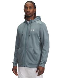 Under Armour - Armourfleece Full Zip Hoodie, - Lyst