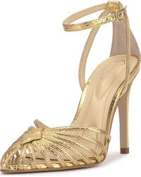 Jessica Simpson - Paveri Strappy Caged Heeled Pump - Lyst