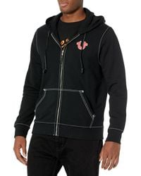 TRUE RELIGION - Brand Jeans Heritage Zip Up Logo Hoody - Lyst