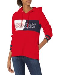 tommy jeans 90s capsule contrast crop hoodie