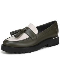 Franco Sarto - Carolynn Loafer Olive Green/white Faux Leather 7.5 M - Lyst