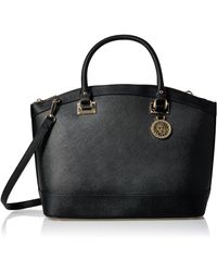 Anne Klein - New Recruits Large Dome Satchel Black One Size - Lyst