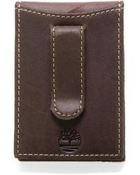 Timberland - Mens Slim Leather Front Pocket Credit Card Holder Travel Accessory Bi Fold Wallet - Lyst