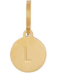Kate Spade - Mini L Charm Necklace, Cubic Zirconia - Lyst