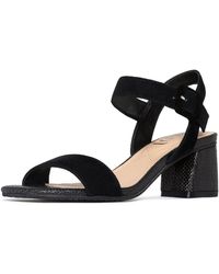NYDJ - Gaiana Suede Block Heel - Lyst