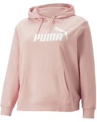 PUMA - Essentials Logo Fleece Hoodie Hooded Sweatshirt - Lyst