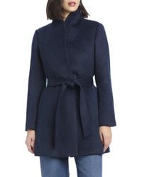 Kate Spade - Fit And Flare Wool Dress Coat - Lyst