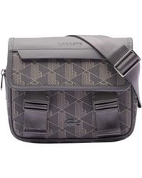 Lacoste - The Blend Clip Flap Satchel - Lyst