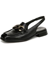 Naturalizer - S Frances Slingback Chain Detail Loafer Black Leather 10.5 M - Lyst