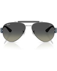 Ray-Ban - Rb3762m Scuderia Ferrari Collection Round Sunglasses - Lyst