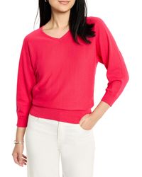 NIC+ZOE - Nic+zoe Easy V-neck Sweater - Lyst