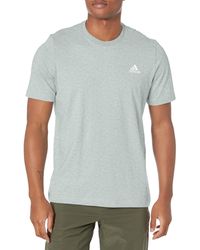 adidas - Size Essentials Single Jersey Embroidered Small Logo T-shirt - Lyst