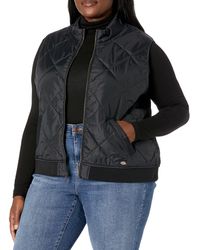 Dickies - Womens 's Plus Quilted Vest - Lyst