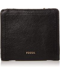 Fossil - Logan Leather Wallet Rfid Blocking Small Bifold - Lyst