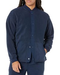 Amazon Essentials - Regular-fit Recycled Polyester Microfleece Bomber Jacket - Lyst