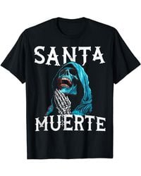 Perry Ellis - Santa Muertes For Holy Deaths T-shirt - Lyst