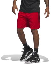 adidas - Legends 3-stripes Basketball Shorts - Lyst