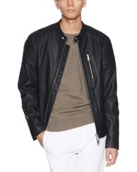 armani exchange eco leather jacket