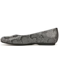 Dr. Scholls - S Wexley Slip On Ballet Flat Loafer Dark Grey Snake Print 6 M - Lyst