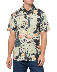 Volcom - Short Sleeve Button Down Woven Shirt - Lyst