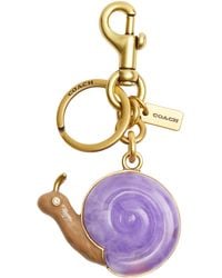 COACH - Resin Snail Bag Charm - Lyst